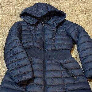 Women's Navy Quilted Jacket
